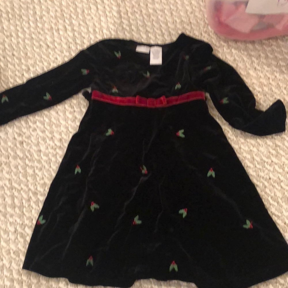 24 mo Christmas dress velvet